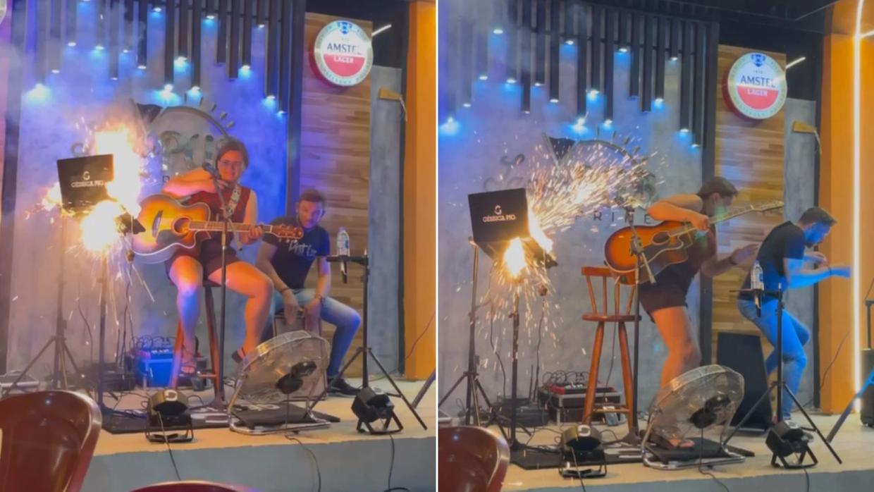 Notebook explode durante show de cantora no Interior do Ceará: ‘Livramento’